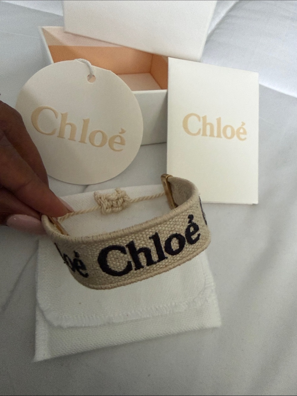 CHLOE beige bracelet